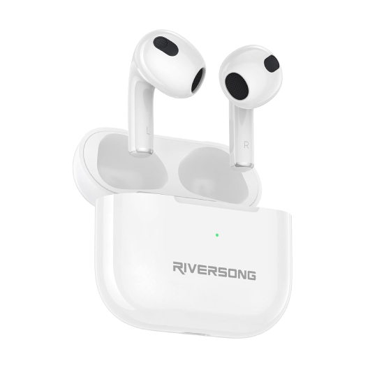 Riversong Air Fly L3 TWS Earbuds White-EA227 WHITE